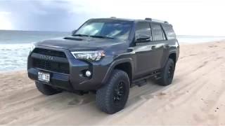 Maiden voyage with marla's 4runner in the sand. street pressure tires.
testing crawl control. 2018 trd off road premium 4runner. camburg -
fox...