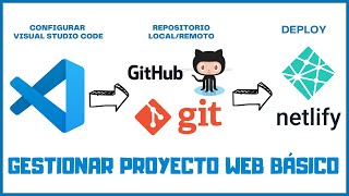 ✅ Configura Visual Studio Code, Crear Repositorio con GIT, subir a GITHUB y publicar en Netlify  2.0