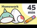 45 Minute Homework Timer for Kids (Visual Countdown)