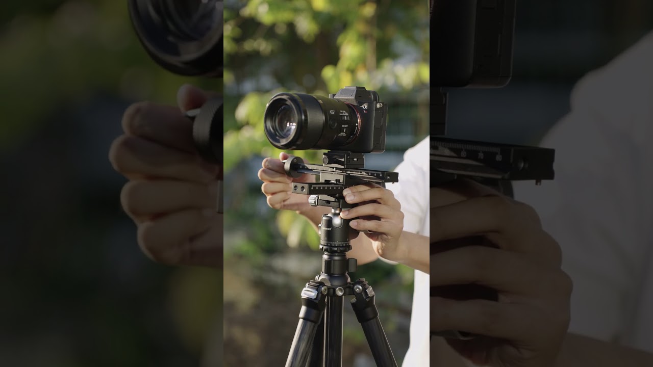 Made for macro shooting, this 4-way focusing rail slider is also great for time-lapses!