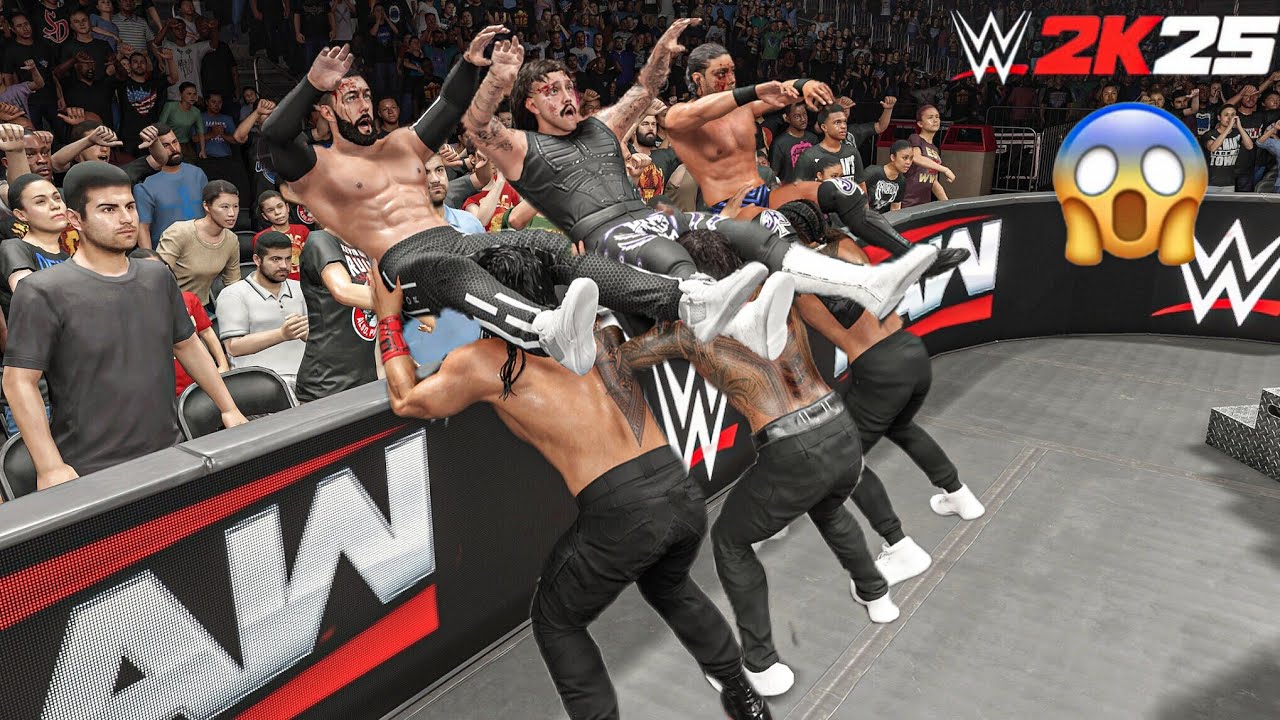 OG Bloodline разгромили New Judgment Day на Monday Night Raw | Геймплей WWE 2K25