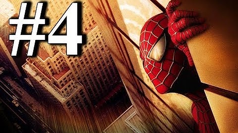 Spider-Man The Movie Game [Xbox] Walkthrough Part 4 - Robot Spiders - Scorpion Fight
