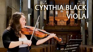 Cynthia Black, baroque viola • ABS Artist Profile • Weiss: Sonata in G Major • 4K