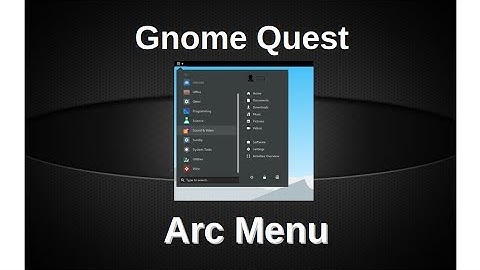 Arc Menu - Nice Application Launcher