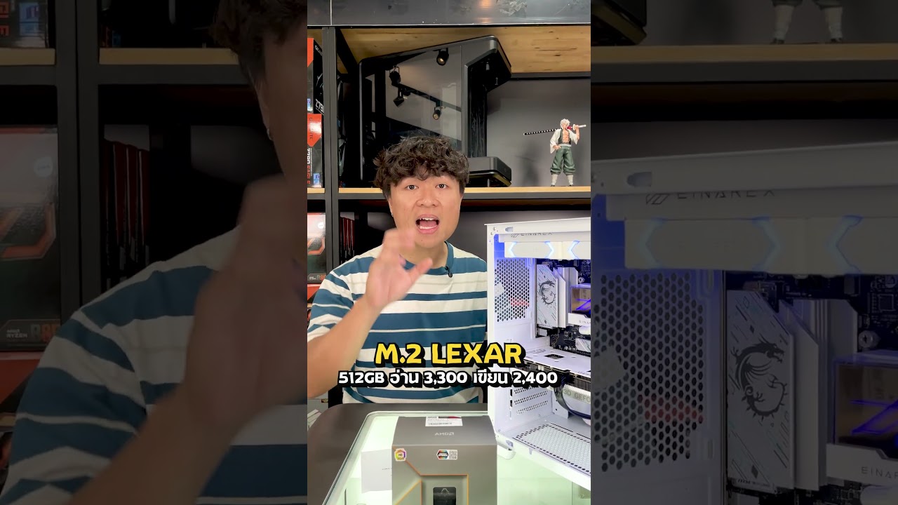 46k คลีนๆ สเปคจัดเต็ม🤍⚡RYZEN 5 7500F x RTX 5060 TI 16GB OC TWIN X2 ราคา 46,780 บาท