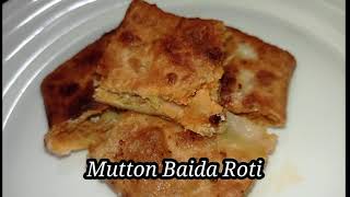 Mutton Baida Roti | Mohammed Ali Road style | Easy and Simple recipe |