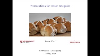 James East - Presentations for tensor categories