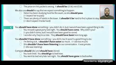 English Grammar in Use   unit 33   should 1