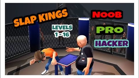 ✅Noob vs Pro vs Hacker - Slap Kings (Levels 1-16 )💥RGR Activo