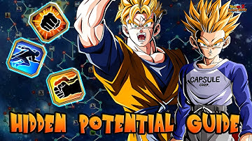 How to Build Hidden Potential Build for LR INT SSJ Future Gohaan and Trunks! [Dokkan Battle]