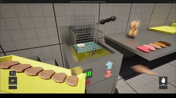 Breading Station and Chicken Fryer Functional - Restaurant Game Progress (3/30/2025)