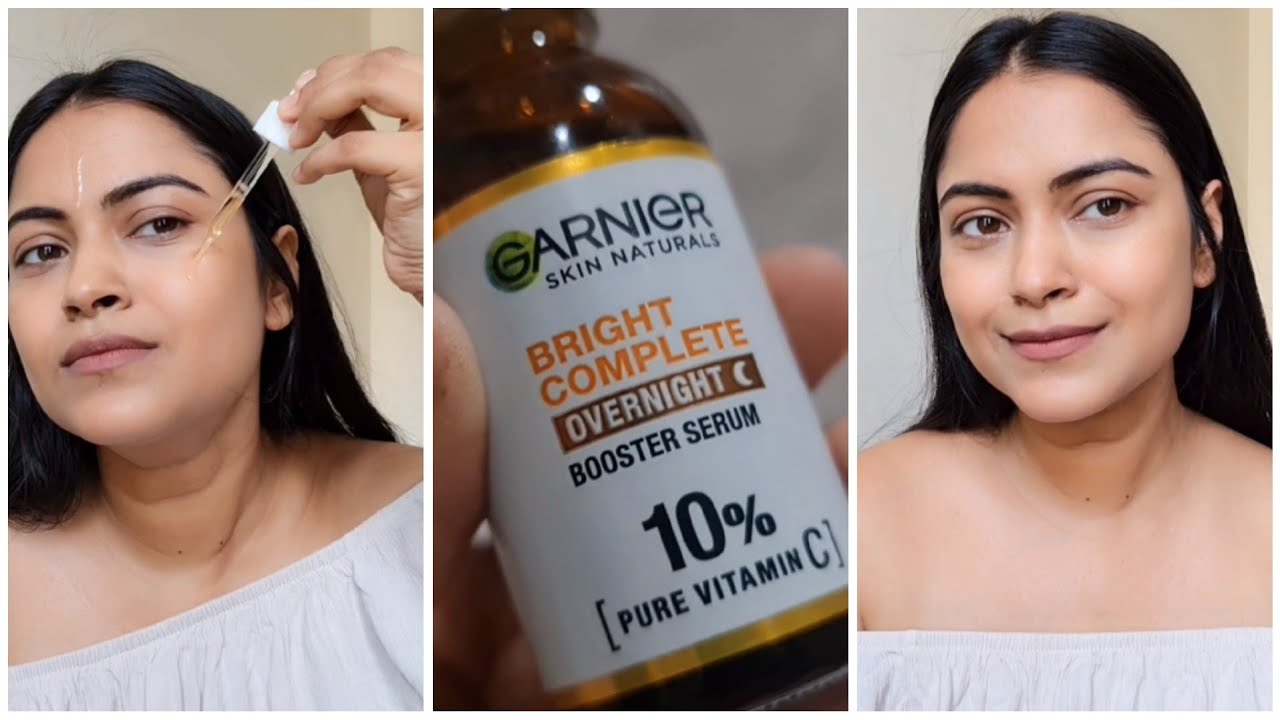 Night-Time Skin care routine with Garnier Bright Complete