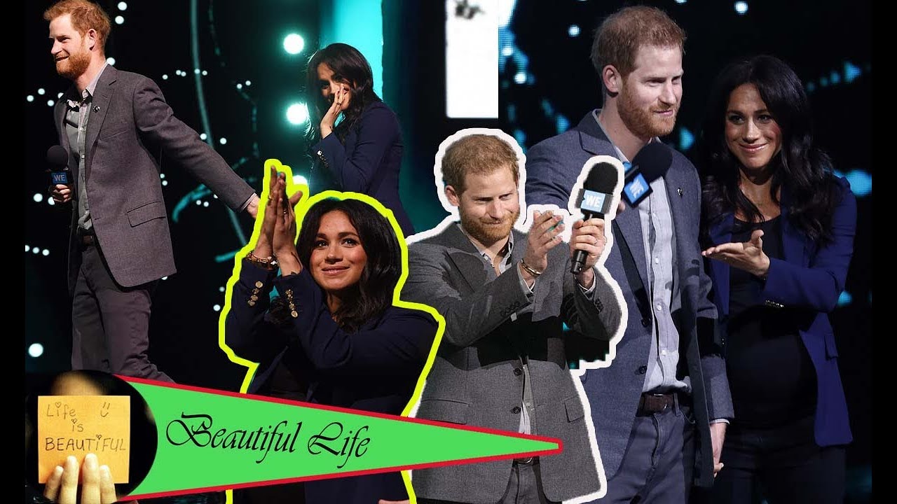 newspaper mockup Meghan curse Harry as she makes appearance with her husband at an event celebrating young people