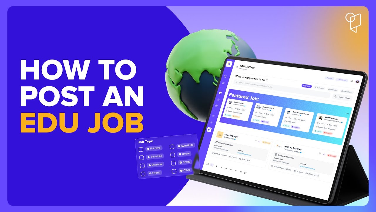How to Post an EDU Job on EDU Passport | Step-by-Step for Schools & Recruiters
