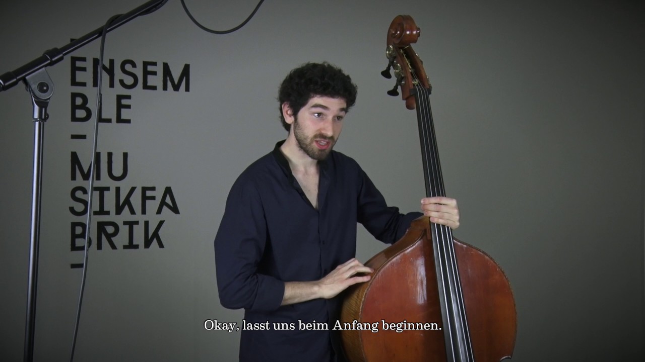 ON - Harmonic Pizzs on the Double Bass with Florentin Ginot