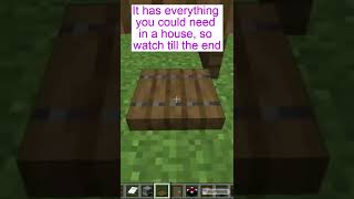 how to make the smallest house in minecraft? #shorts #minecraft #minecraftbuild #minecraftshorts