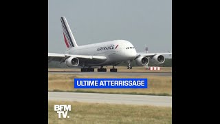 Le dernier vol d'un A380 d'Air France pour les salariés