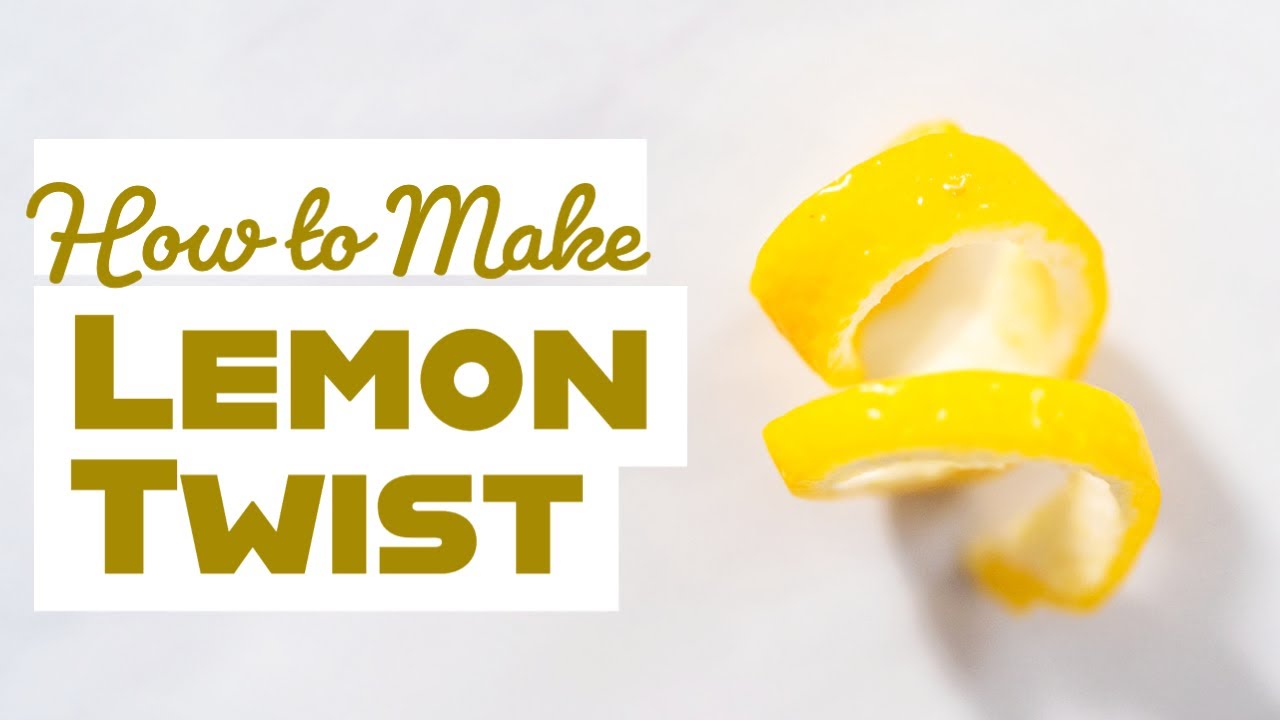 How To Make A Lemon Twist YouTube How To Make A Lemon Twist YouTube