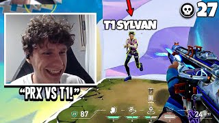 PRX SOMETHING AND FORSAKEN MET T1 SYLVAN &amp; T1 IZU IN ENEMY TEAM &amp; INTENSE GAME WITH OT!! | VALORANT