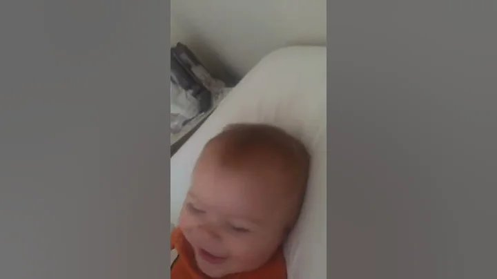 Laughing baby