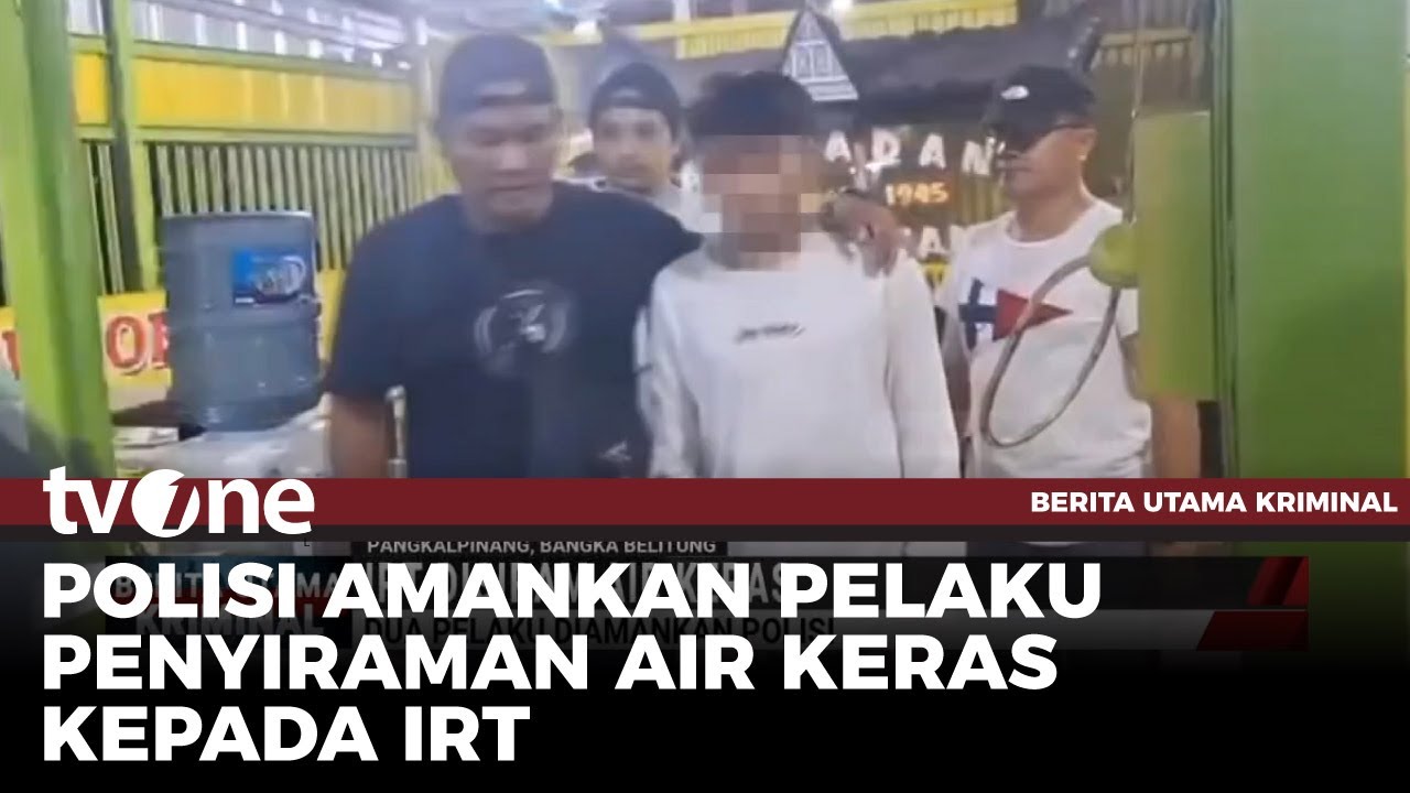 Dibayar Rp5 Juta, Dua Pelaku Penyiraman IRT di Pangkal Pinang Ditangkap | tvOne