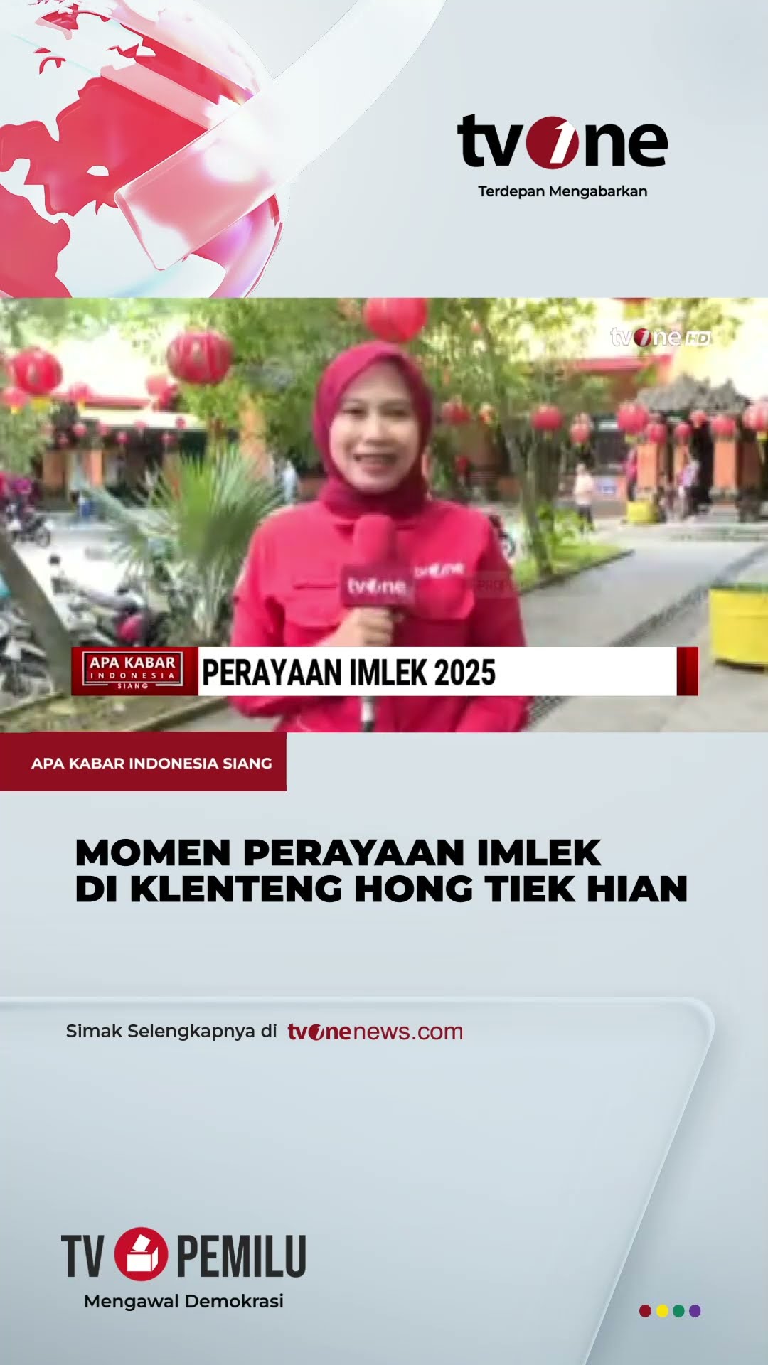 Ratusan Umat Tionghoa Beribadah di Kelenteng Sanggar Agung | tvOne