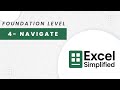 Excel Foundation – Navigate Worksheets Efficiently | Learn Excel in Arabic | التنقل إكسل بالعربي