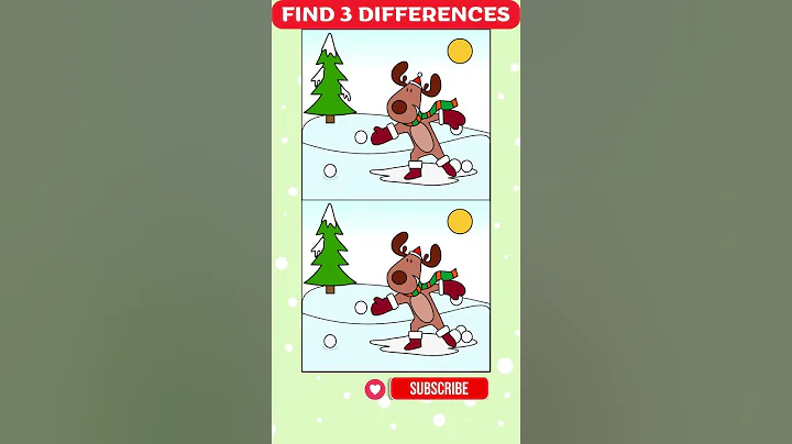 Prove your IQ: Spot all 3 differences! #1262 #spotthedifference #脳トレ #間違い探し #findthedifference