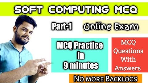 Soft Computing MCQ Questions | RTU 8 sem soft computing online exam MCQ Questions preparation