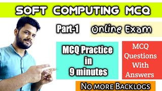 Soft Computing MCQ Questions | RTU 8 sem soft computing online exam MCQ Questions preparation