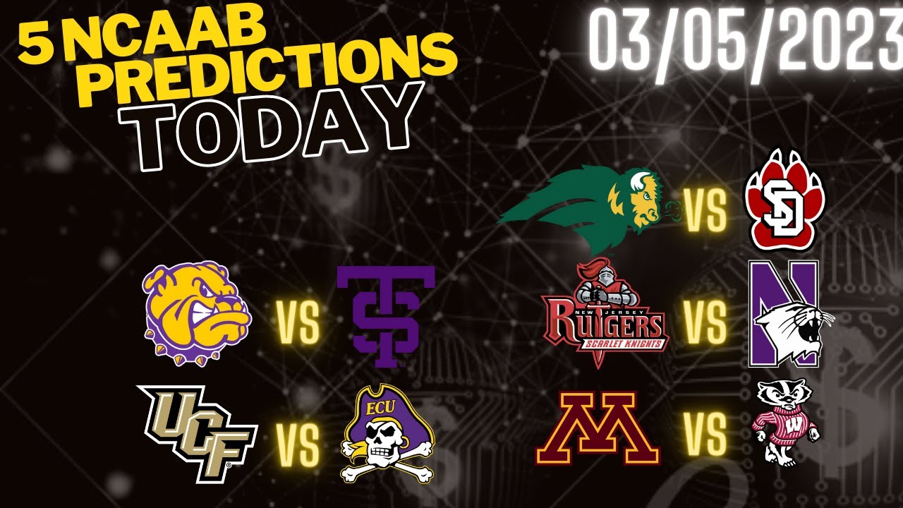 5 ncaab picks today 03/05/23 college basketball picks ncaab betting picks cbb betting picks cbb