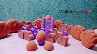 purple and colorful palace ASMR baking soda crush