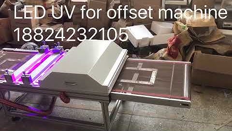 LED UV curing system for offset printer heidelberg