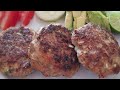 tortitas de carne molida