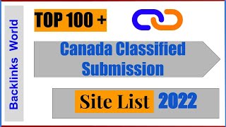 Free Canada Classified Sites List 2022 | Off Page SEO | Backlinksworld