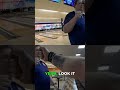 Greatest Two-Handed Coach? One Lesson, One Strike! #duet #funny #bowling #comedy #prank