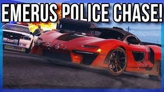 GTA V | Progen Emerus Police Chase Challenge!