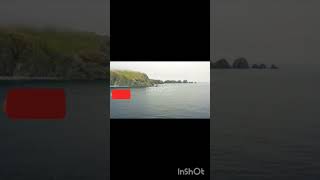 Beautiful rocky Cape Palchaty on Askold Island, shrouded in morning mist #travel #1k #viral #drone