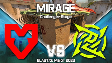 MOUZ vs NIP - Mirage - BLAST Paris Major 2023 Challengers Stage | HIGHLIGHTS