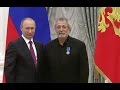 Борис Эйфман вручение ордена и ответное слово в Кремле 22.09.2016