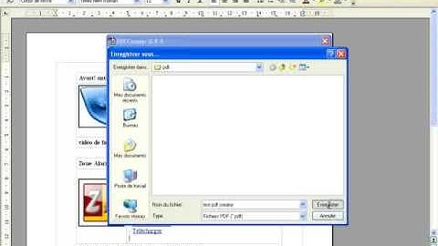 Creer un document PDF avec PDFCreator