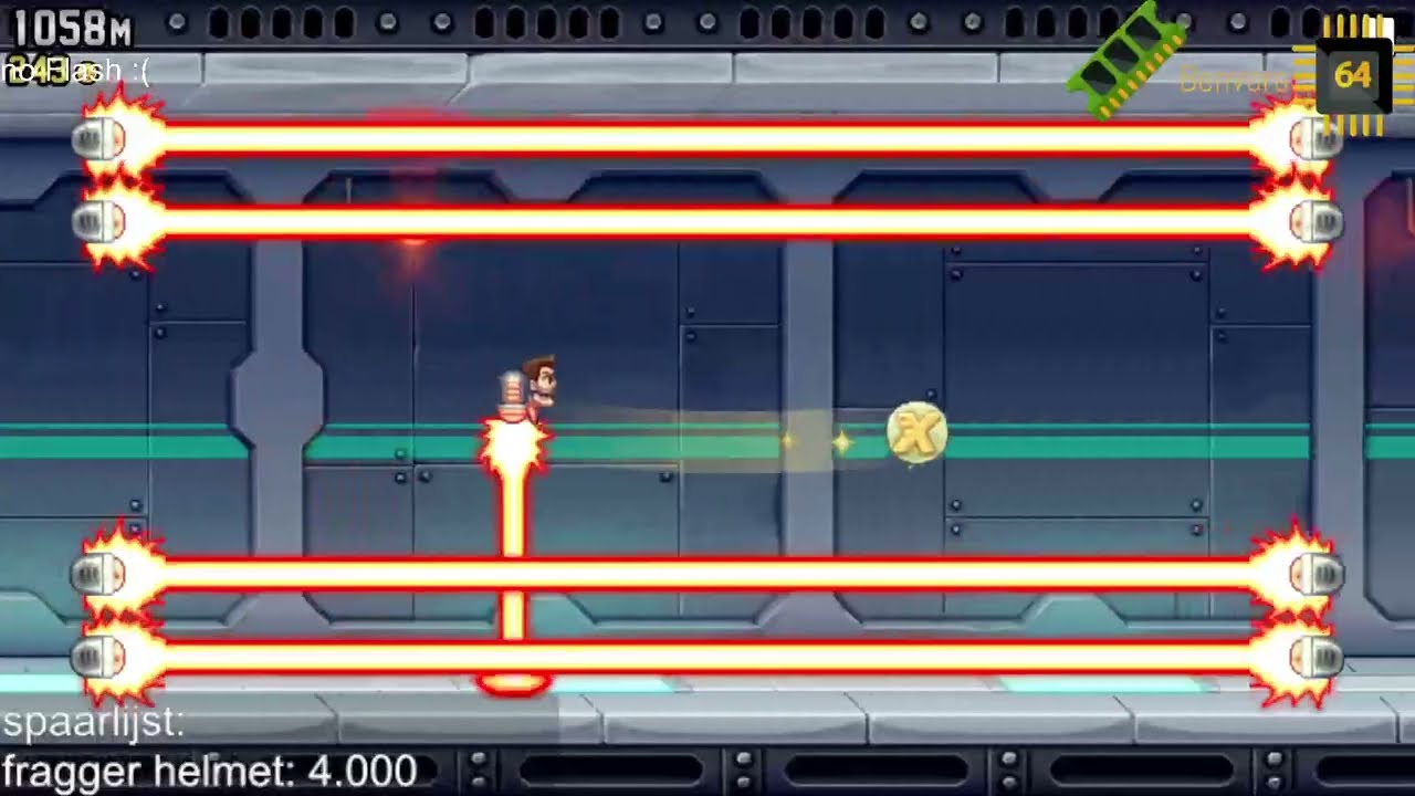 let's play jetpack joyride: 554