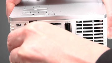 Mobile Projector MP410: Projecting from a Computer Using the Computer or USB Cable