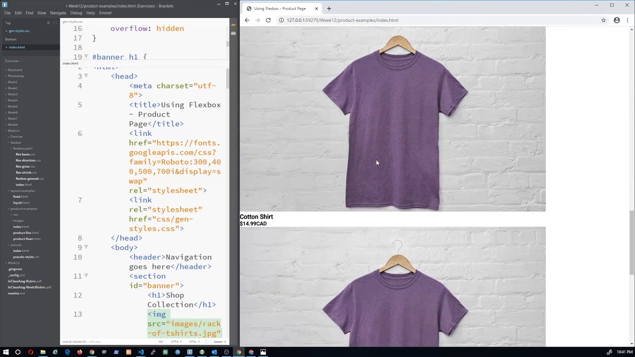 Product card HTML with CSS Flexbox - YouTube