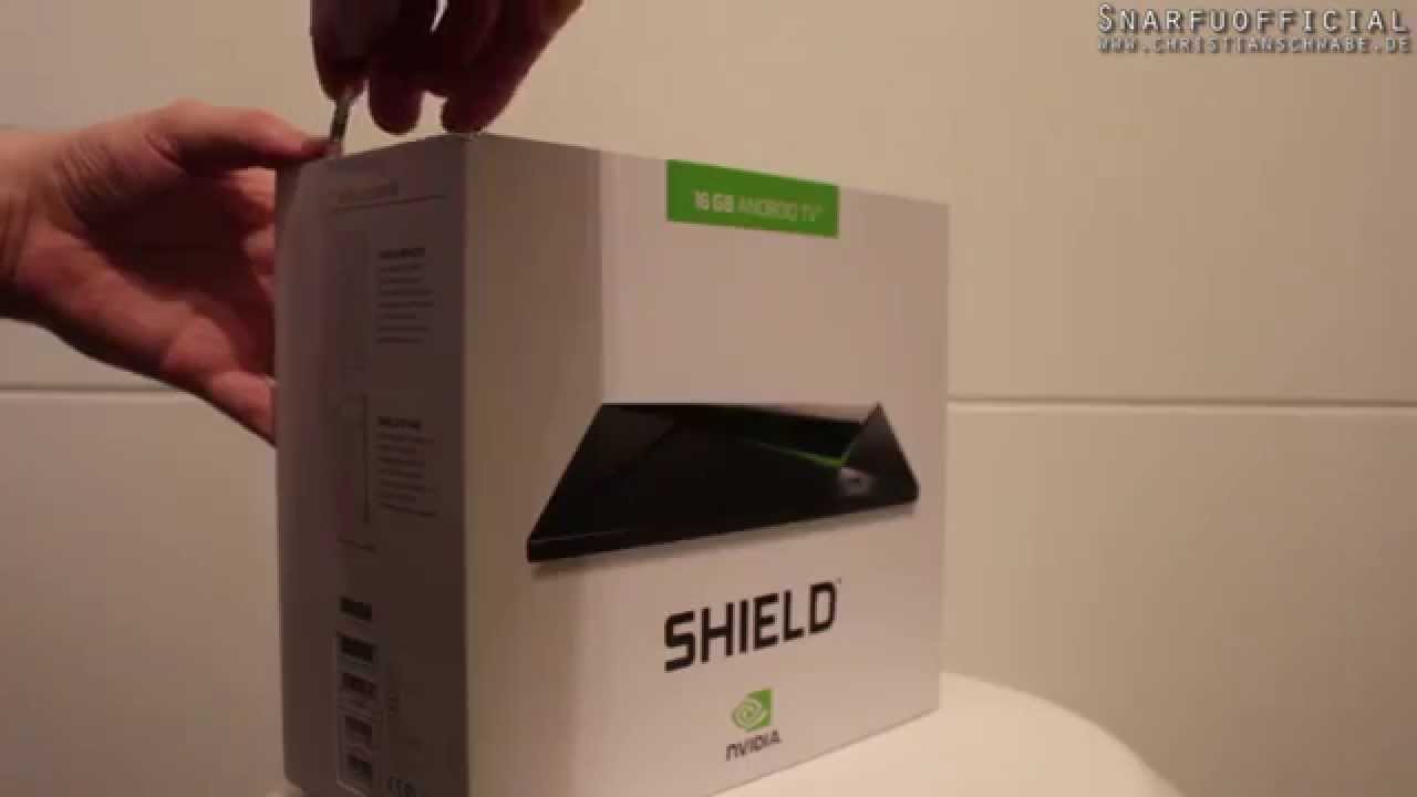 Nvidia Shield [Unboxing] Android TV / Stream-Box ausgepackt - YouTube