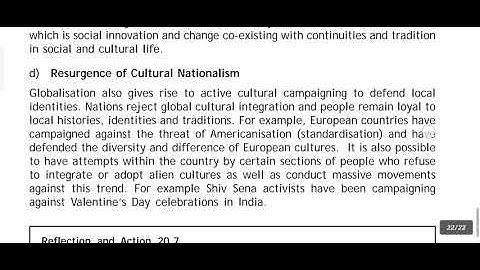 Analyse the Political and cultural dimension of globalization? (Pol Science) Assignment Solution