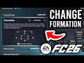 How To Change Formation In FC 26 - Step By Step