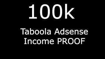 $100,000 Adsense Earning Proof + Simple System I used to Generate 100k from Taboola Ads And Adsense