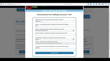 Setting up your SMS Sender ID