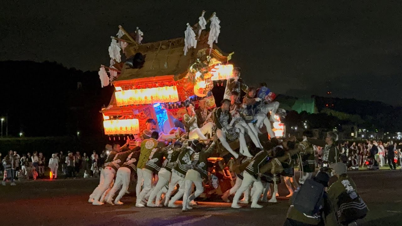 令和7年10/12国分だんじり「昭和町」ヘリポート　パフォーマンス
